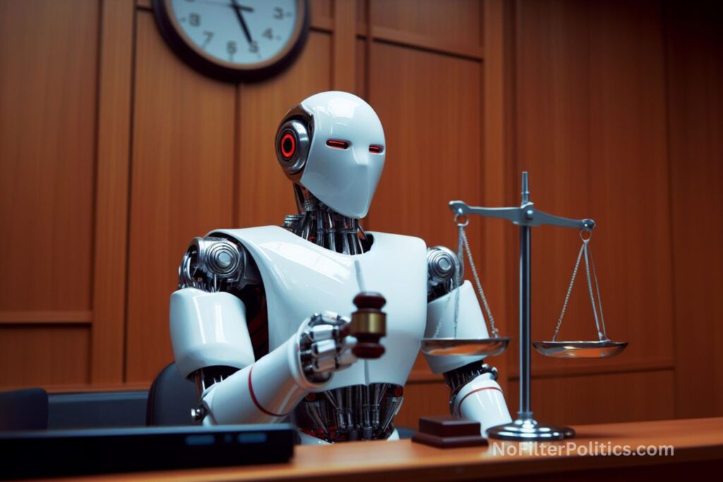 AI robot judge